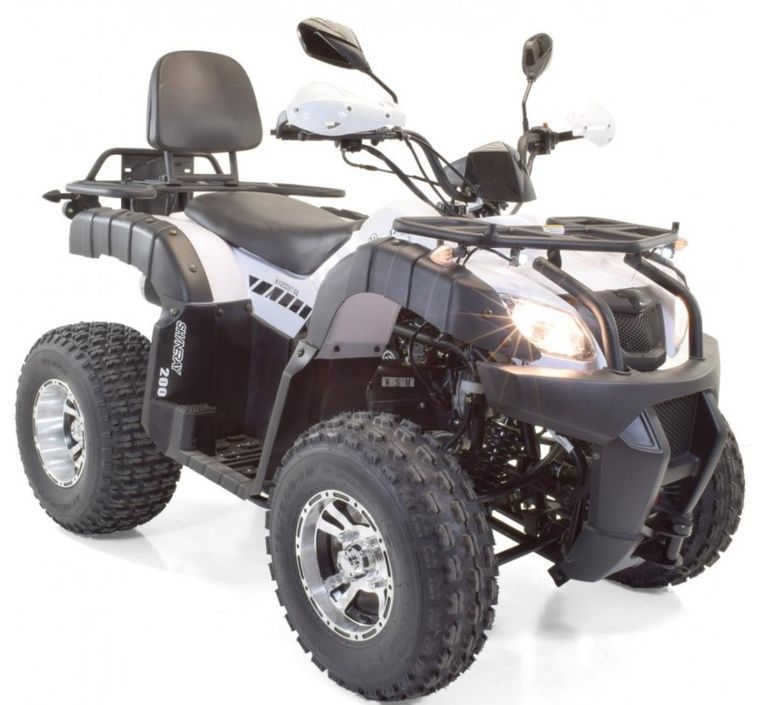 Quad Shineray utilitaire 200cc automatique blanc - Photo n°4