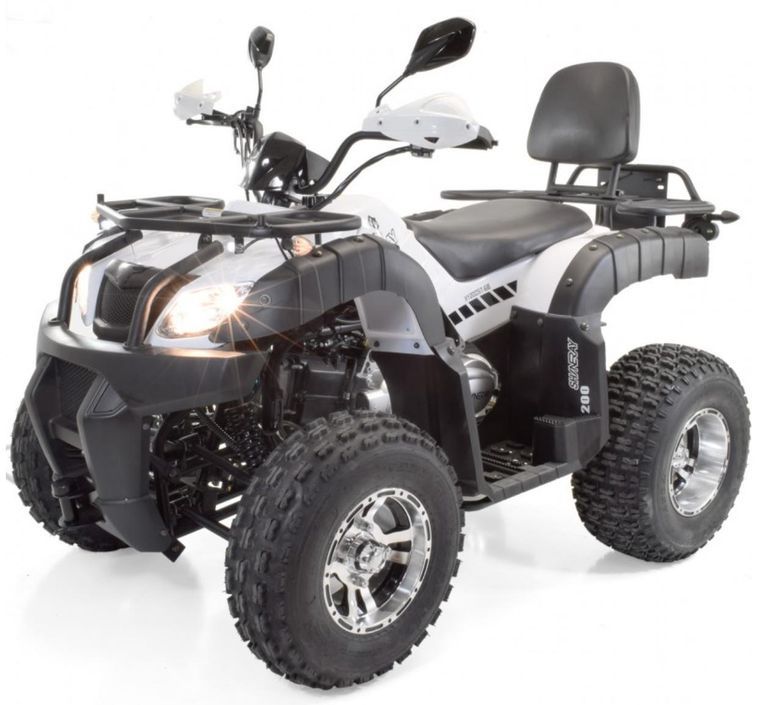 Quad Shineray utilitaire 200cc automatique blanc - Photo n°5