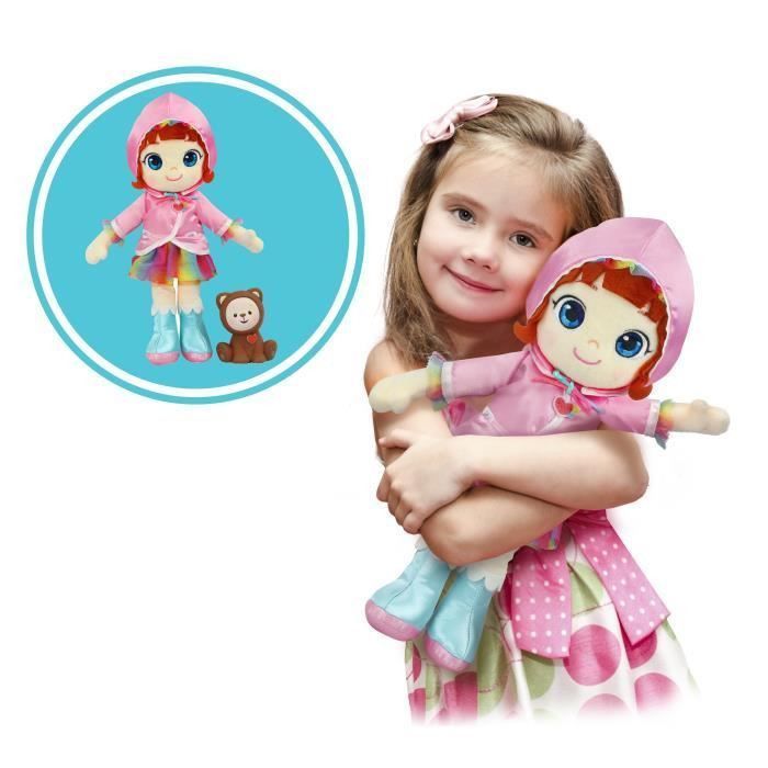 RAINBOW RUBY Poupée Ruby 30 cm en tissu avec figurine Choco - 89038 - 3 ans et + - Photo n°1