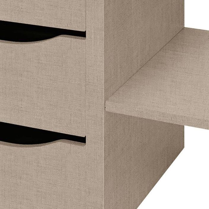 Rangement intérieur armoire 3 tiroirs pour bloc d'armoire de 90 cm - Photo n°3