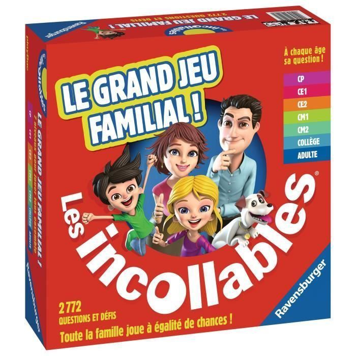 RAVENSBURGER - Le grand jeu familial des Incollables - Photo n°1