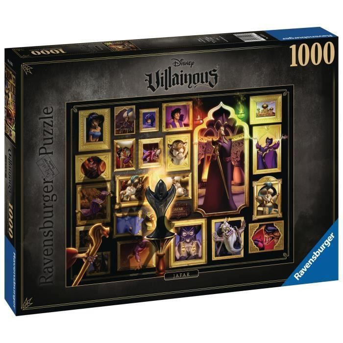 RAVENSBURGER - Puzzle 1000 pieces Jafar (Collection Disney Villainous) - Photo n°1