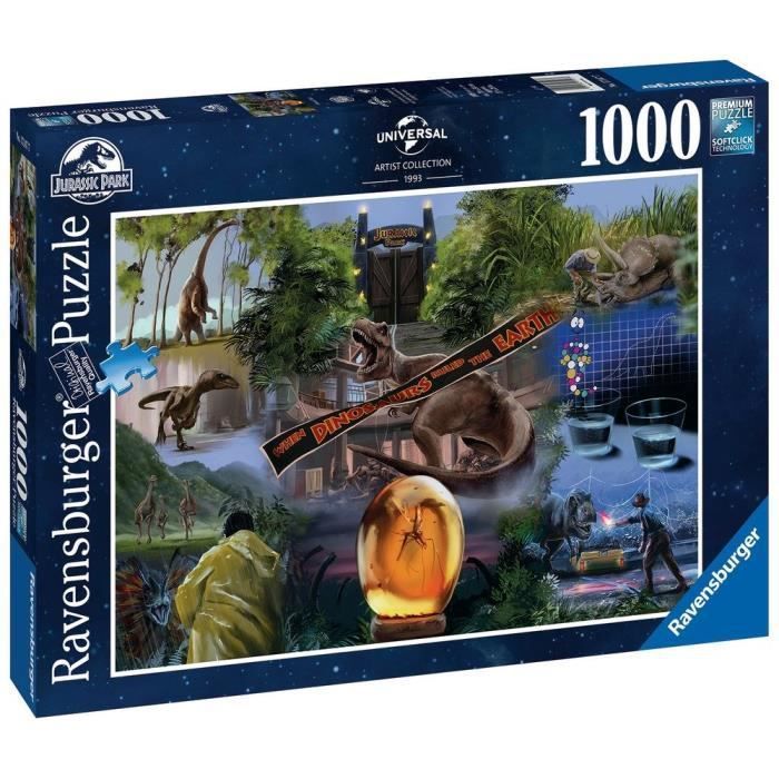 Ravensburger - Puzzle 1000 pieces - Jurassic Park - Photo n°1