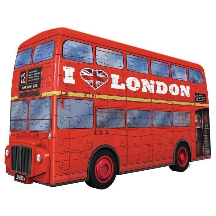 RAVENSBURGER - Puzzle 3D Bus londonien 216 pieces - Photo n°3