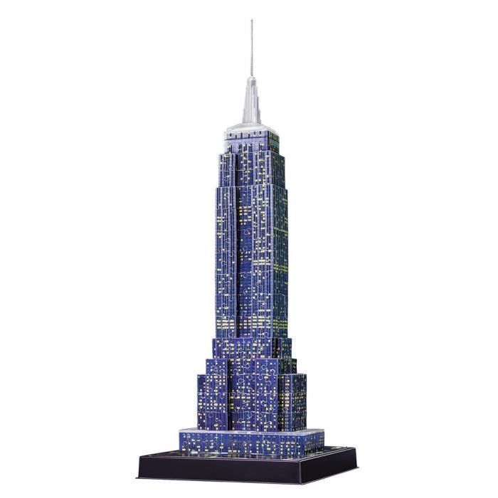 RAVENSBURGER Puzzle 3D Empire State Building Night Edition 216p - Photo n°2