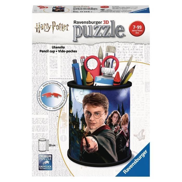 RAVENSBURGER Puzzle 3D Pot a crayons - Harry Potter - Photo n°1