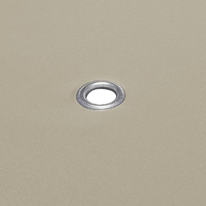 Recouvrement de remplacement d'auvent 310 g/m² 3 x 3 m Beige - Photo n°3