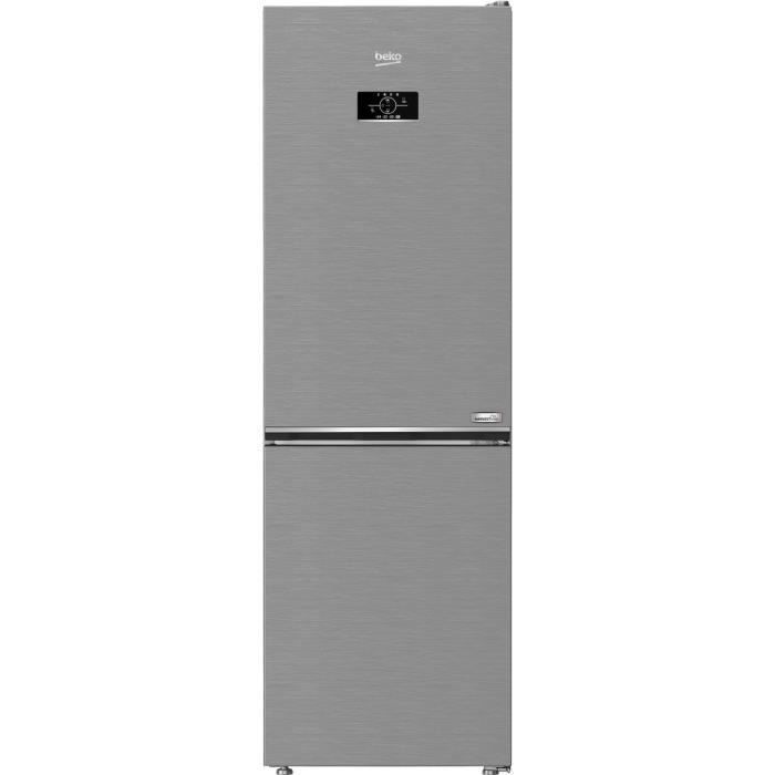 Réfrigérateur Combiné BEKO - 316 litres - L66 cm - Gris - Photo n°1
