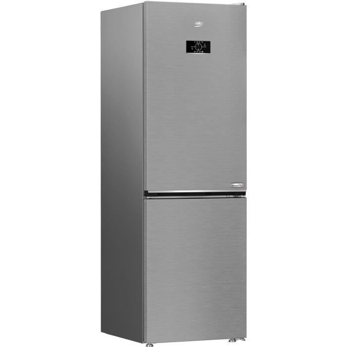 Réfrigérateur Combiné BEKO - 316 litres - L66 cm - Gris - Photo n°2
