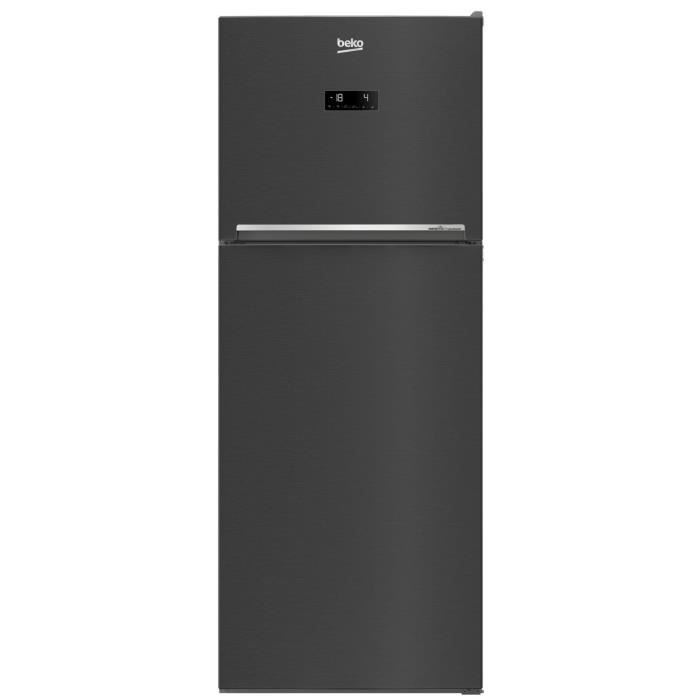Réfrigérateur combiné BEKO RDNT470E30ZXBRN - Double porte - 422 litres - L76cm - Noir - Photo n°1