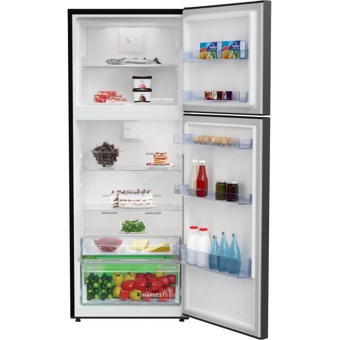 Réfrigérateur combiné BEKO RDNT470E30ZXBRN - Double porte - 422 litres - L76cm - Noir - Photo n°3