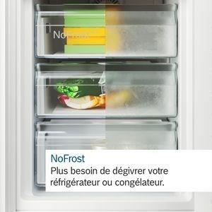 Réfrigérateur combiné pose-libre BOSCH - KGN36VLDT - SER4 - Réfrigérateur: 218 l - Congélateur: 103 l - 186X60X66cm - INOX - Photo n°6