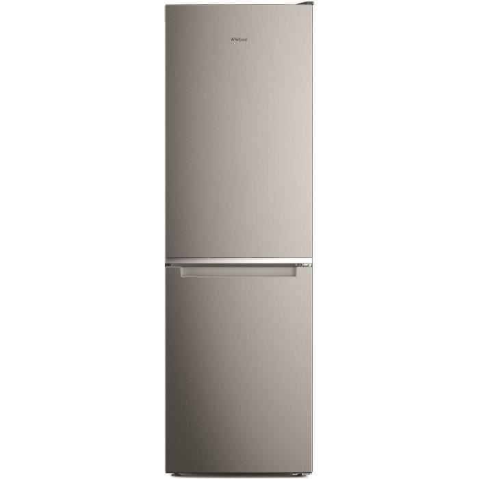 Réfrigérateur congélateur bas WHIRLPOOL - W7X81IOX - 335 L (231 + 104) - L59,6cmXH191,2cm -INOX - Photo n°1
