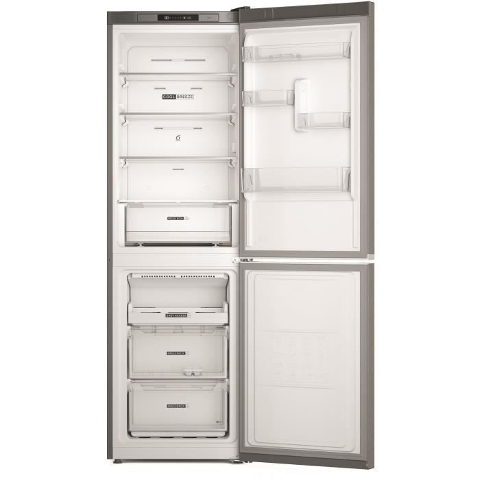 Réfrigérateur congélateur bas WHIRLPOOL - W7X81IOX - 335 L (231 + 104) - L59,6cmXH191,2cm -INOX - Photo n°2