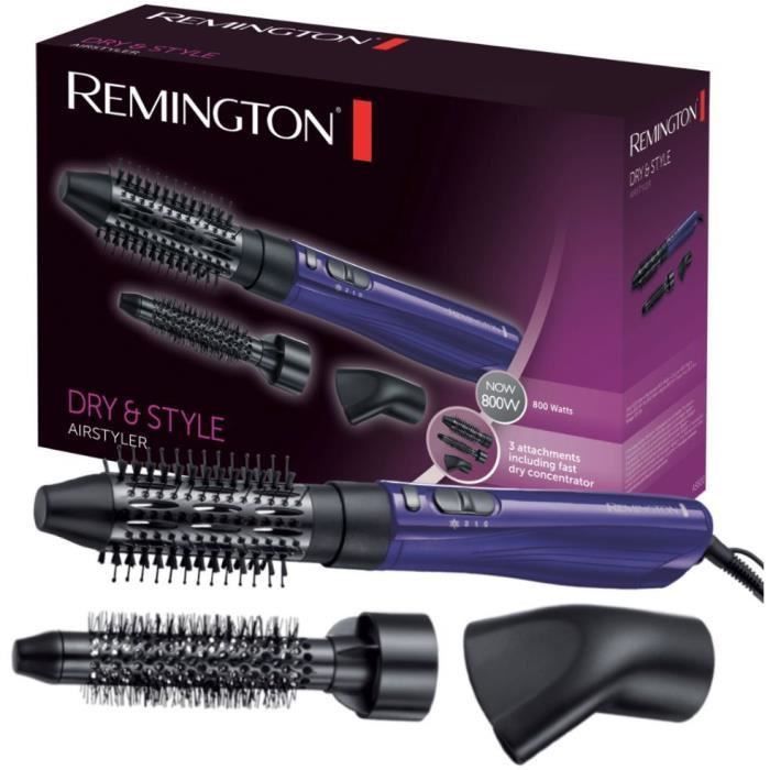 REMINGTON Brosse soufflante Dry & Style - 800 W - 3 accessoires AS800 - Photo n°1