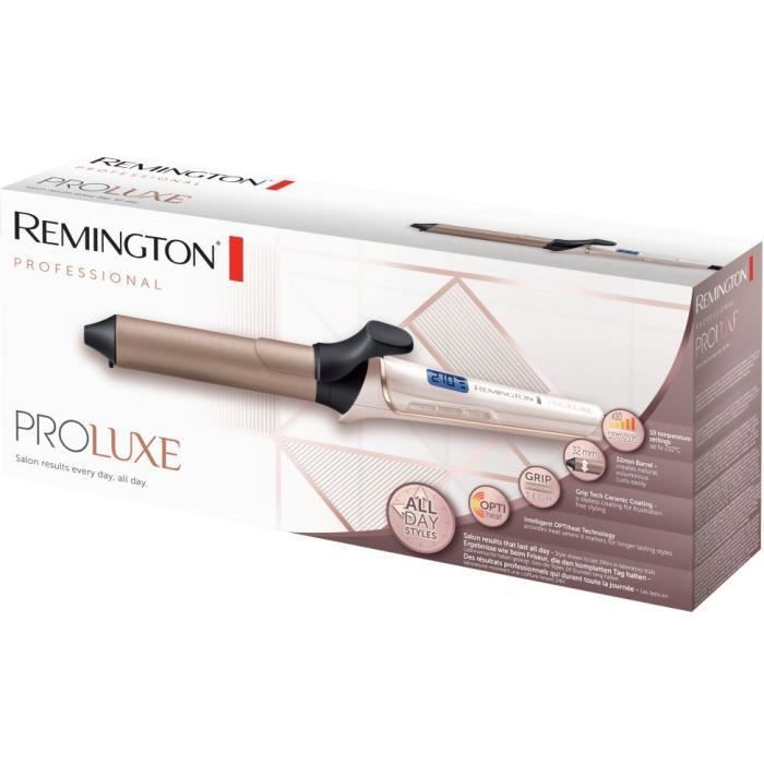 Remington CI9132 Fer a boucler, Boucleur Proluxe Advanced Ceramic Grip Tech, Technologie Intelligente de Température - Photo n°4