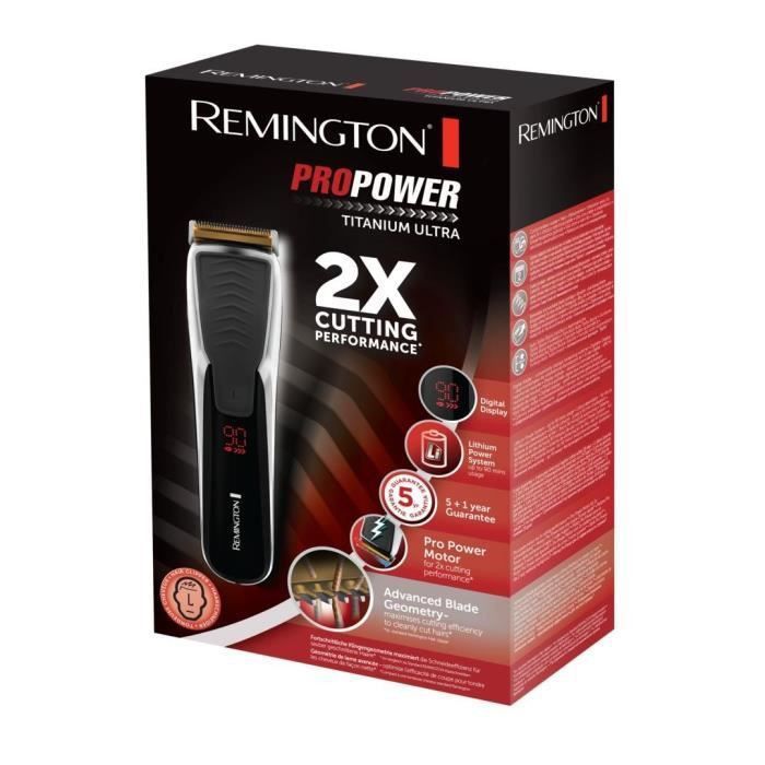 Remington HC7170 Tondeuse Cheveux ProPower Homme, Lames Titanium Anti Coupures, Anti Irritations - Photo n°5