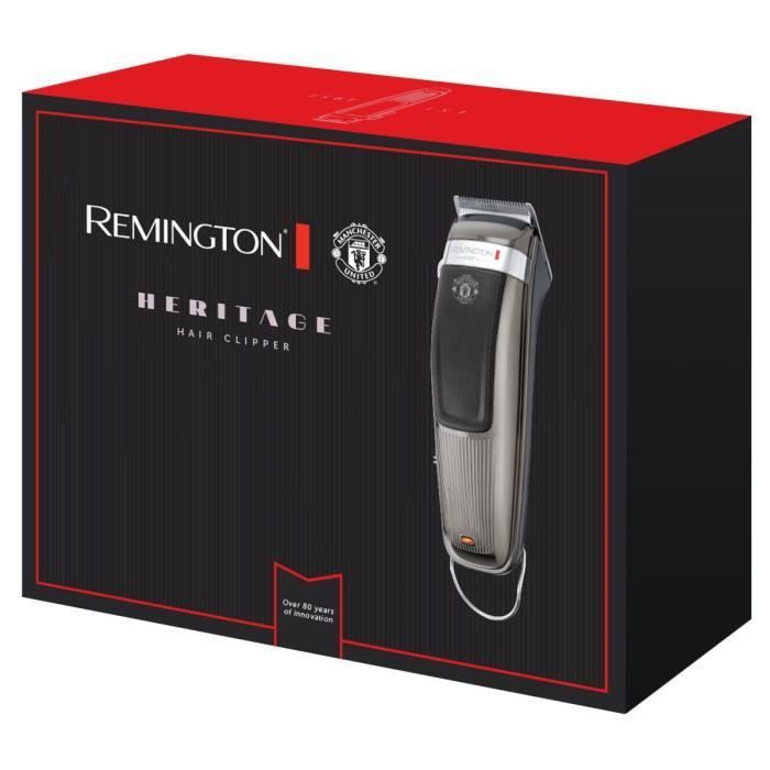 Remington HC9105 Coffret Cadeau Manchester United Edition Tondeuse Cheveux Professionnelle Heritage, Batterie Lithium - 15pcs - Photo n°4
