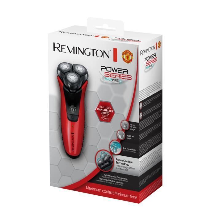 Remington PR1355 Manchester United Edition Rasoir Electrique Rotatif PowerSeries, Etanche, Lames Précision, Batterie Lithium - Photo n°4