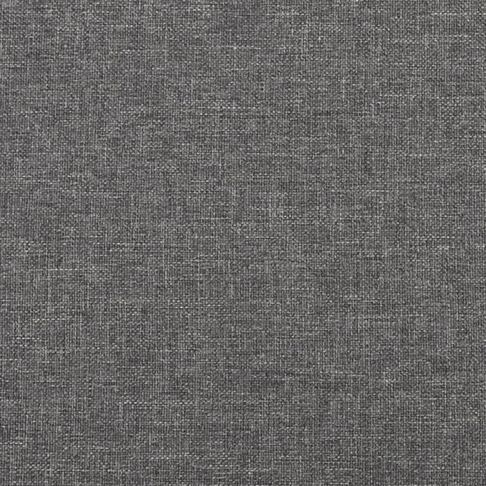 Repose-pied Gris clair 45x29,5x35 cm Tissu - Photo n°5