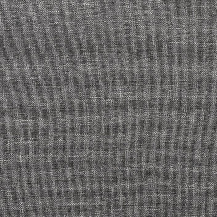 Repose-pied Gris clair 45x29,5x35 cm Tissu et similicuir - Photo n°5