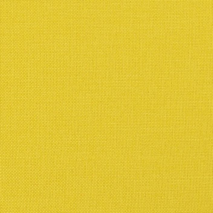 Repose-pied Jaune clair 60x50x41 cm Tissu - Photo n°6