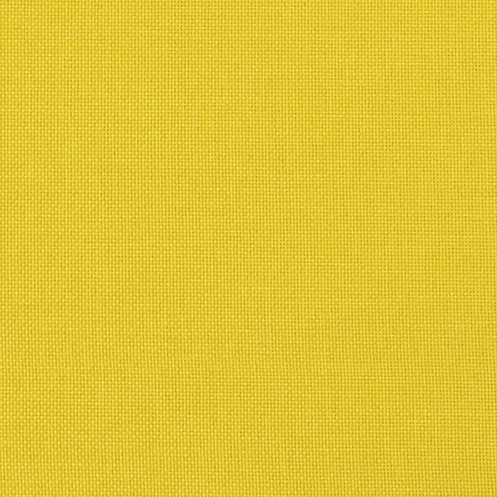 Repose-pied Jaune clair 60x50x41 cm Tissu - Photo n°6