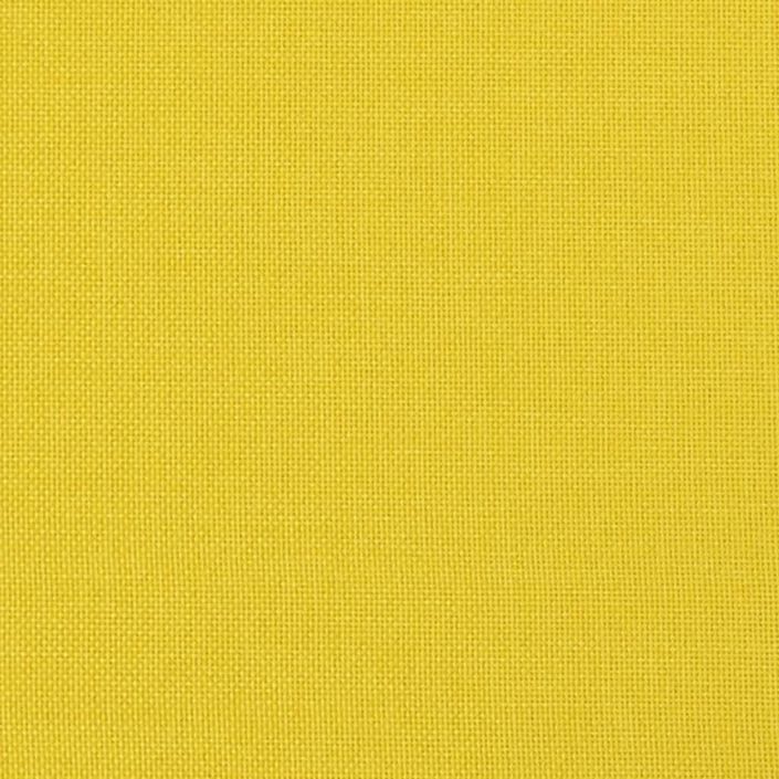 Repose-pied Jaune clair 70x55x41 cm Tissu - Photo n°6