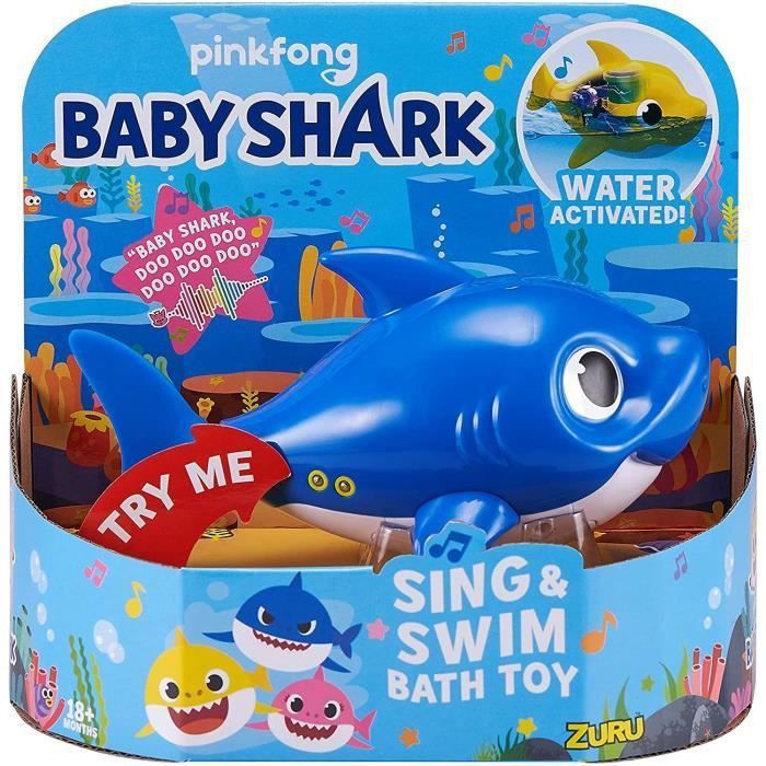REQUINS - Jouet de bain Baby Shark bleu - Photo n°1