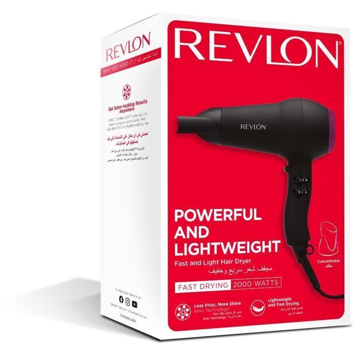 REVLON Seche cheveux Fast Dry Lightweight - Photo n°2