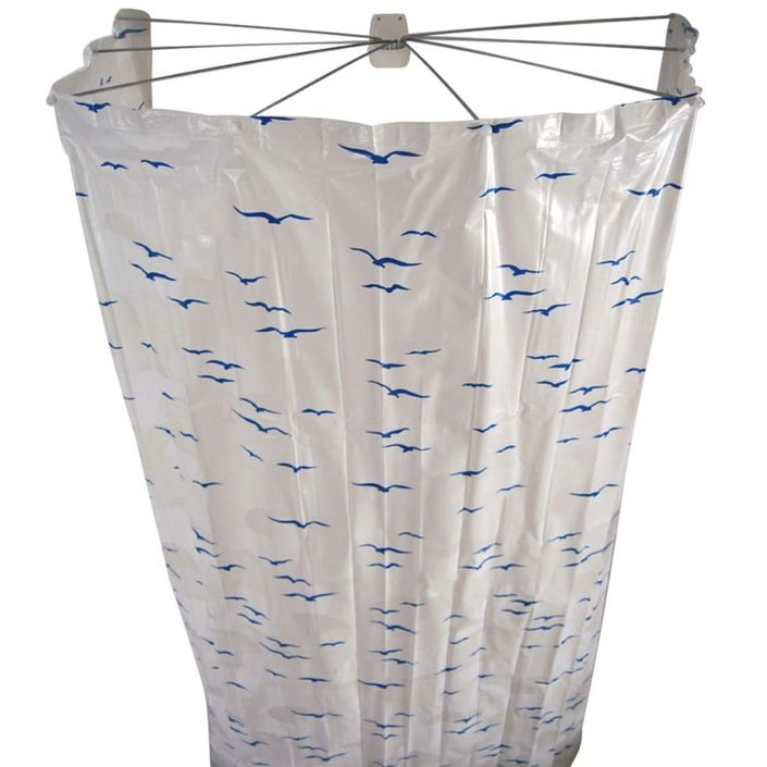 RIDDER Cabine de douche Ombrella 200 cm Bleu 58203 - Photo n°1