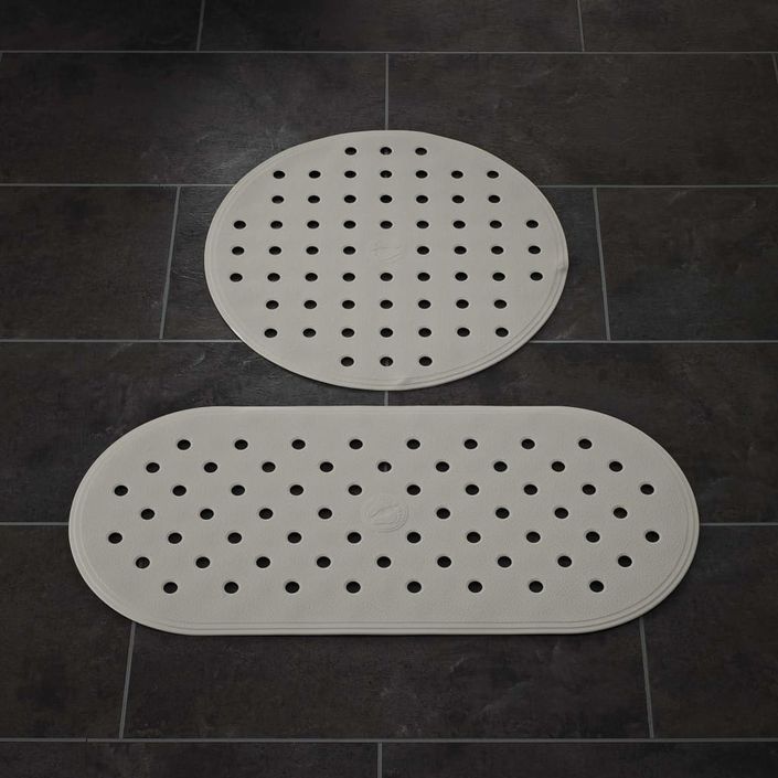 RIDDER Tapis antidérapant de bain Action Gris - Photo n°2