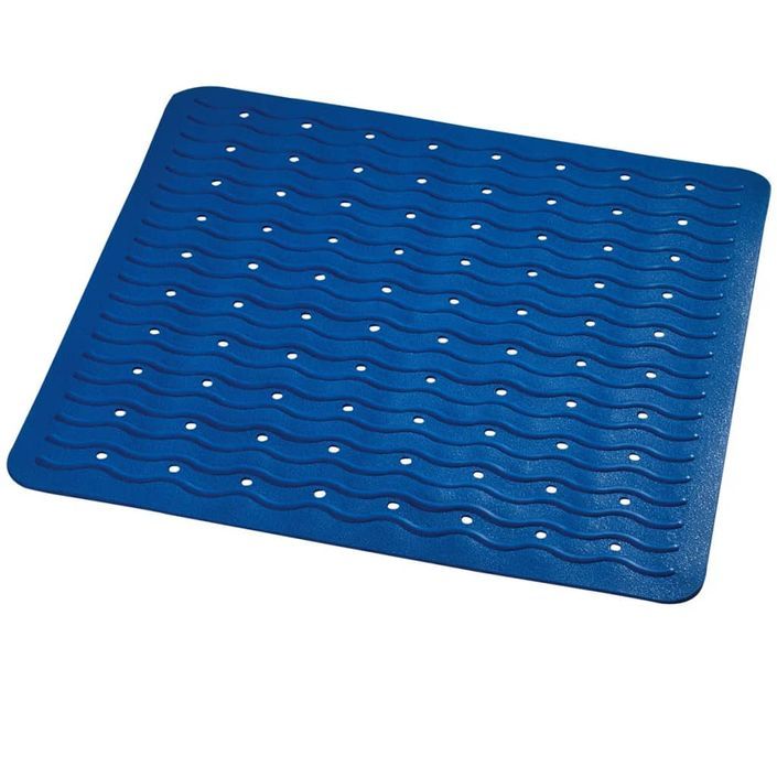 RIDDER Tapis de douche antidérapant Playa 54 x 54 cm Bleu 68403 - Photo n°1