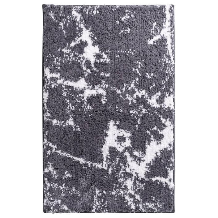 RIDDER Tapis de salle de bain Marmor Gris-blanc 90 x 60 cm - Photo n°1
