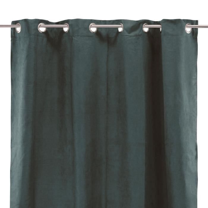 Rideau sueden 100% Polyester - Gris carbone - 140x250 cm - Photo n°4