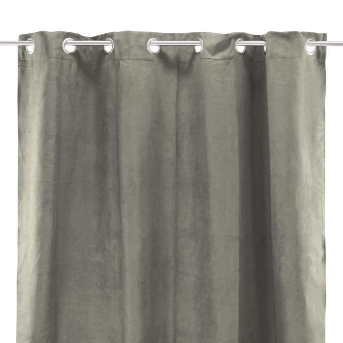 Rideau sueden 100% Polyester - Taupe - 140x250 cm - Photo n°4