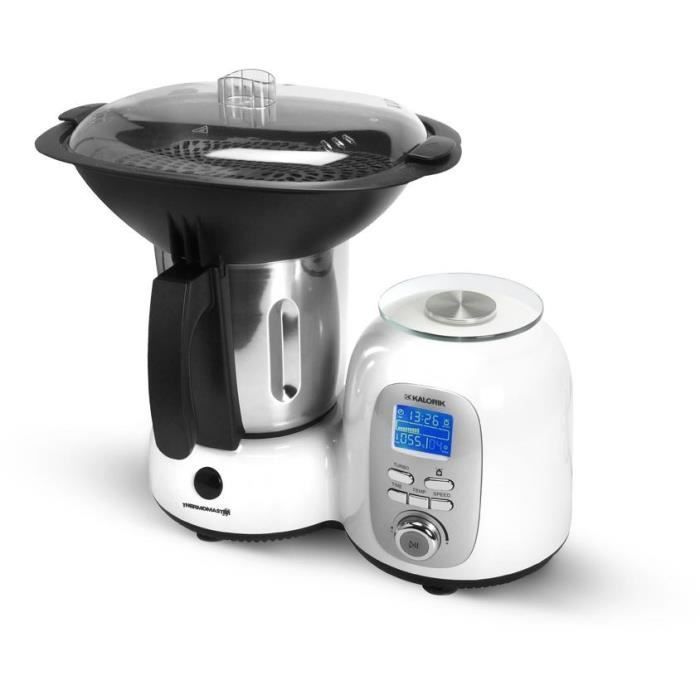 Robot de cuisine intelligent KALORIK TKG HA 1020 - Blanc - 1500 W - Bol acier inoxydable 2 L - 10 vitesses - Minuteur - Photo n°1