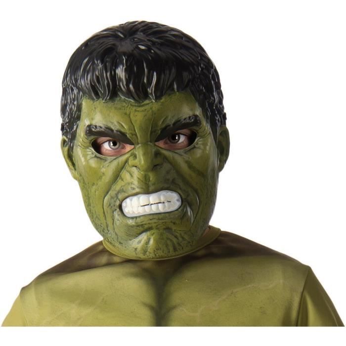RUBIES Demi-masque PVC Hulk - Photo n°1