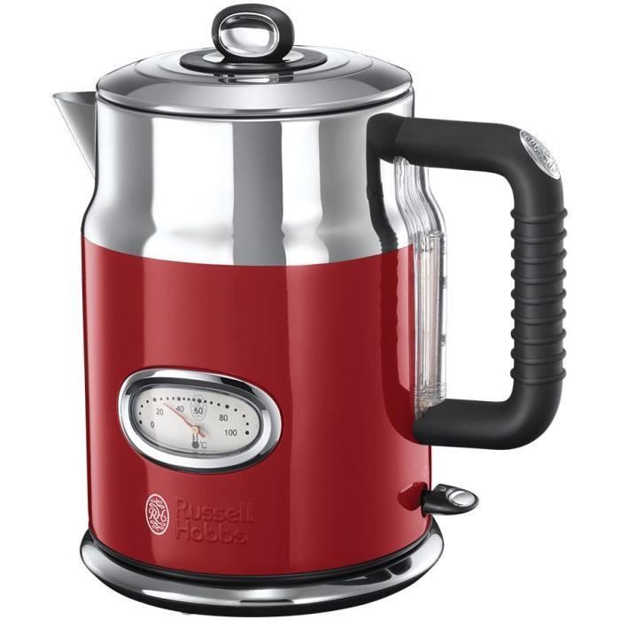RUSSELL HOBBS 21670-70 - Bouilloire Retro - 1,7 L - 2400 W - Rouge - Photo n°1