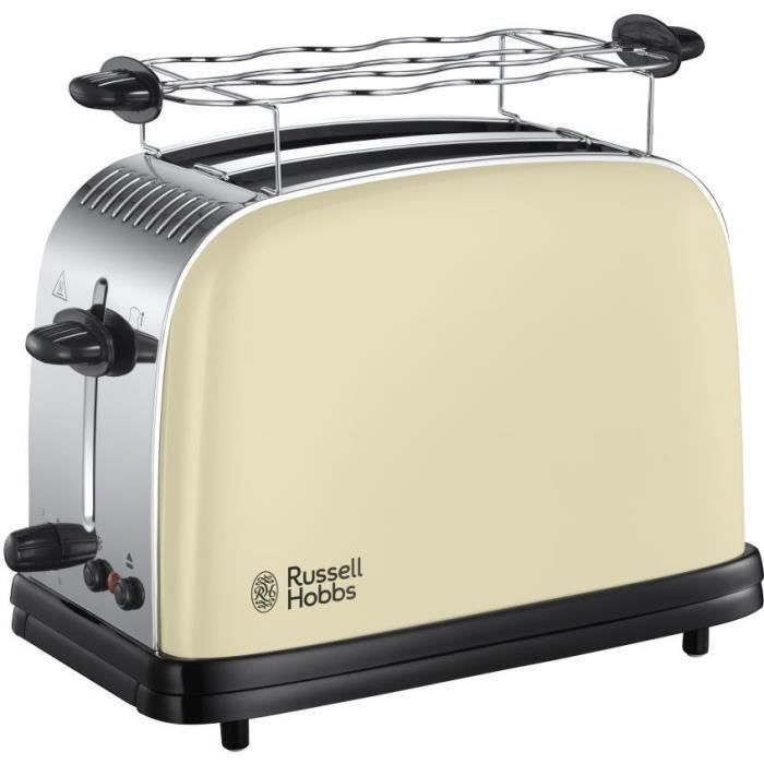 RUSSELL HOBBS 23334-56 Toaster Grille Pain Colours Plus, Cuisson Rapide Uniforme, Contrôle Brunissage, Chauffe Vionnoiserie Inclus - - Photo n°1