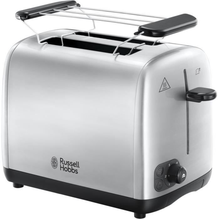 RUSSELL HOBBS Grille pain toaster électrique - 24080-56 - 2 fentes - Argent - Photo n°1