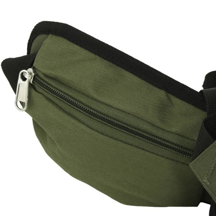 Sac à dos de randonnée vert armée 80 L tissu oxford - Photo n°5