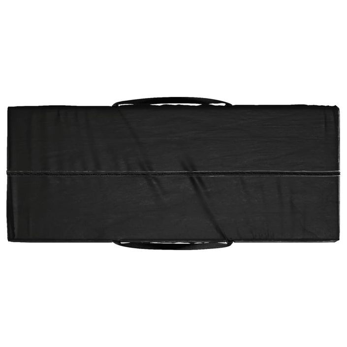 Sac de rangement pour coussins de jardin noir 135x40x55 cm PE - Photo n°5