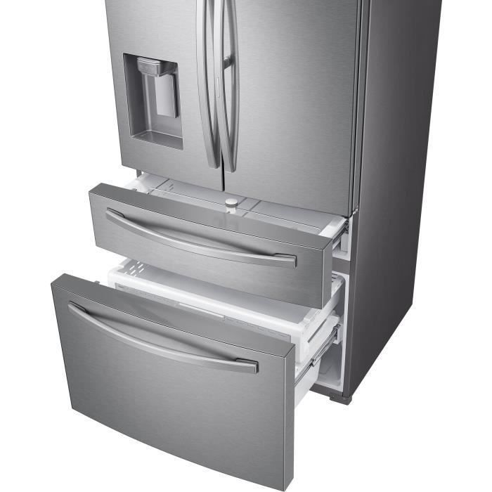 SAMSUNG - RF22R7351SR- Réfrigérateur French Door - 501L (339L + 123L + 39L) - Froid Ventilé Plus - A+ - L90,8cm x H177,7cm - Inox - Photo n°5