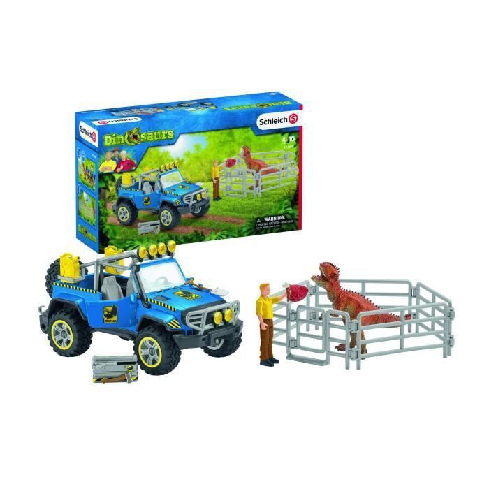 SCHLEICH - 41464 - Voiture tout-terrain avec avan - Photo n°1