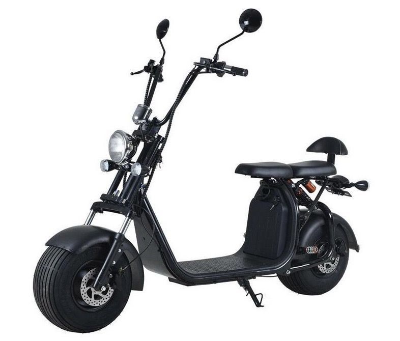 Scooter électrique City Coco Cool noir 1500W – 50 km/h - homologué route - Photo n°1