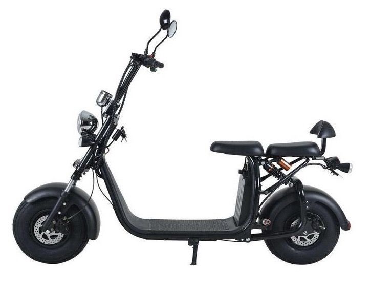 Scooter électrique City Coco Cool noir 1500W – 50 km/h - homologué route - Photo n°2