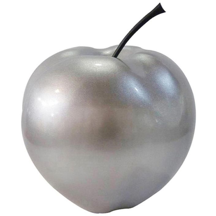 Sculpture pomme argenté H50 cm - Photo n°1