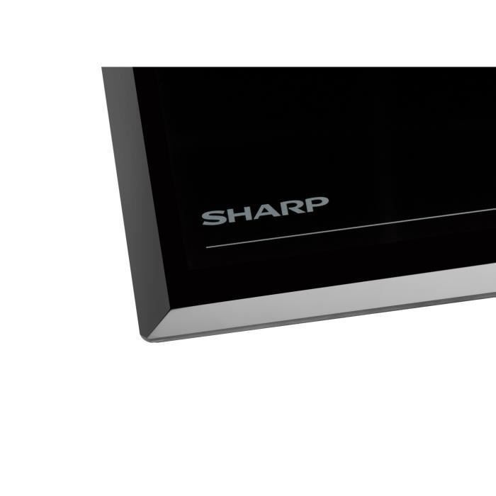 SHARP KH-9I26CT00 - Table de cuisson a induction - 5 zones - 10800W - L89 x P52cm - Revetement verre - Noir - Photo n°4
