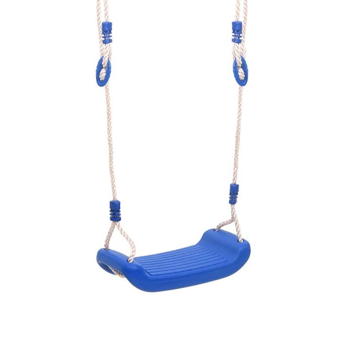 Sièges de balançoire avec cordes 2 pcs bleu 37x15 cm PE - Photo n°4